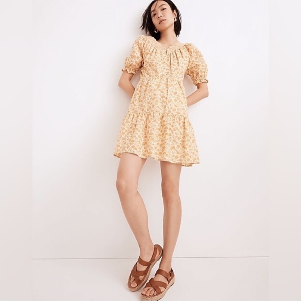 Madewell Floral Puff Sleeve Cottagecore Dress Doen Christy Dawn Neuflora